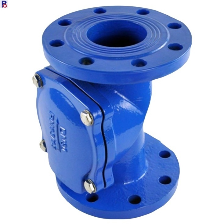 China factory DN100  BS standard GGG50 DI body rubber seat  flexible disc rubber flap check valve