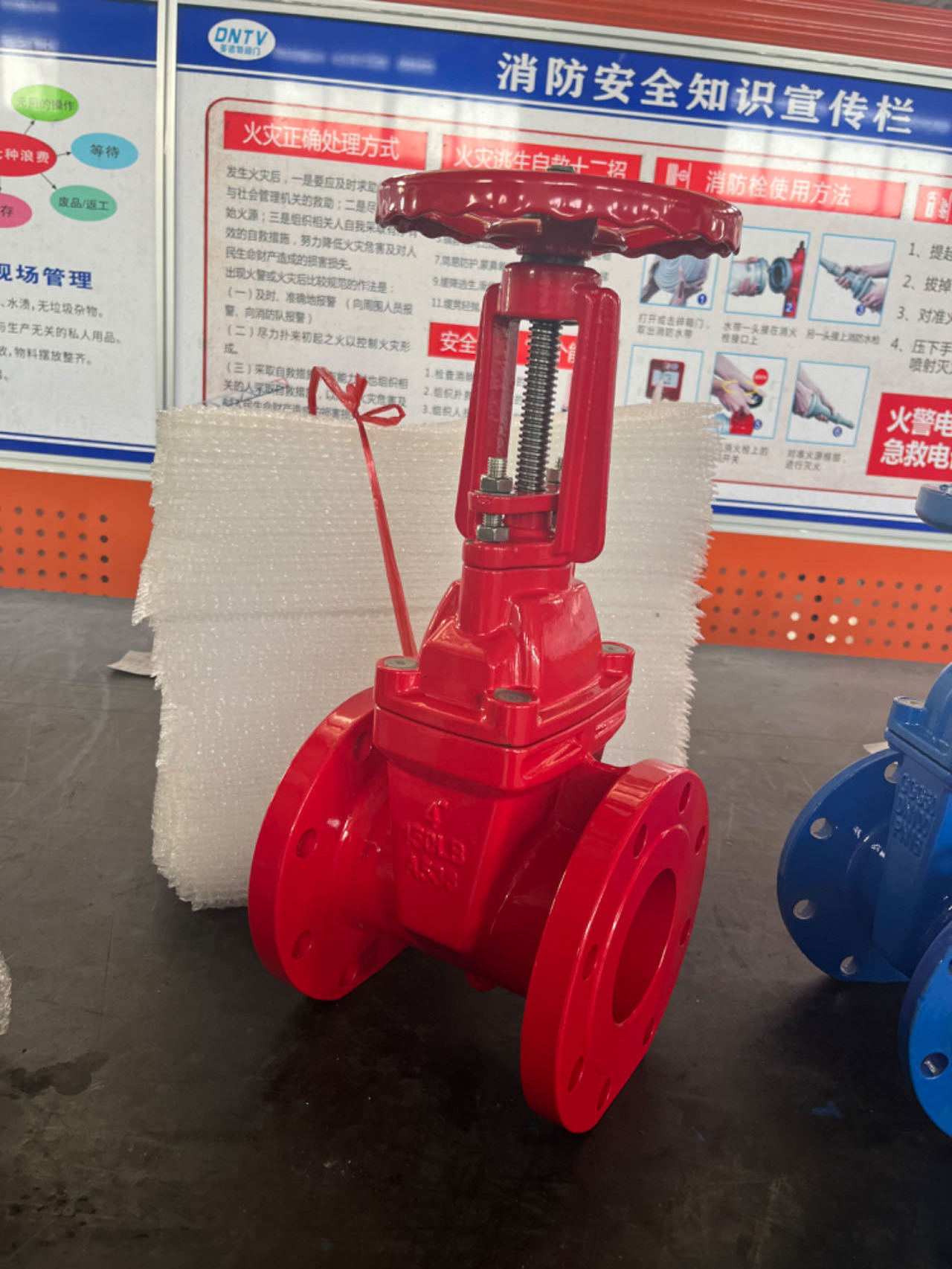 125LB GGG50 3 inch Soft Sealing Rising Stem Resilient Seated ductile iron  Gate Valve Handwheel Flanged ASTM Gate Valve