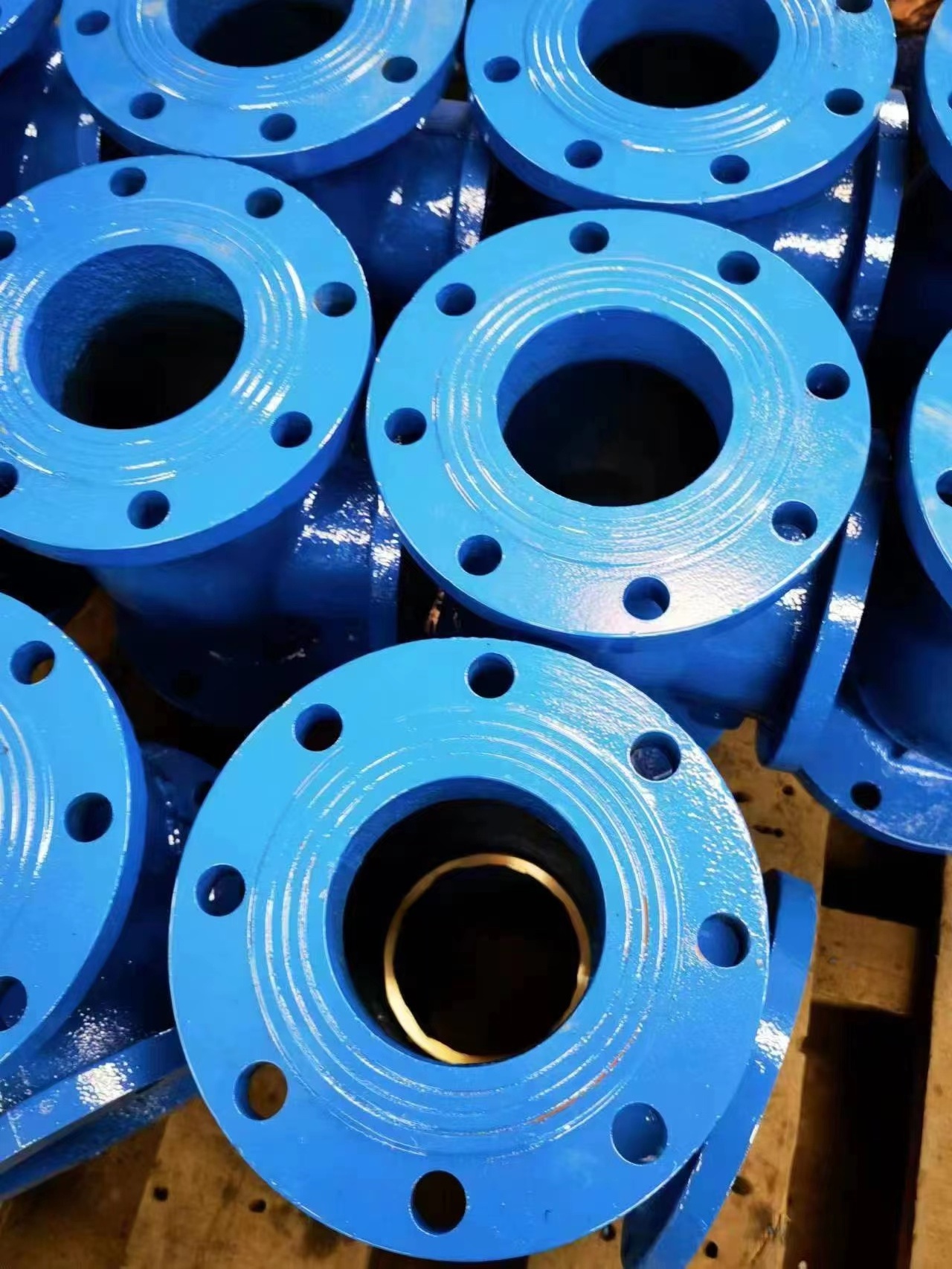 DN100 BS standard Ductile iron PN16 4'' 6''   double flange FLEXIBLE DISC CHECK VALVE