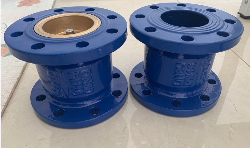 factory manufacture pn10/16 QT450 body  Silent Check Valve flange type check valve