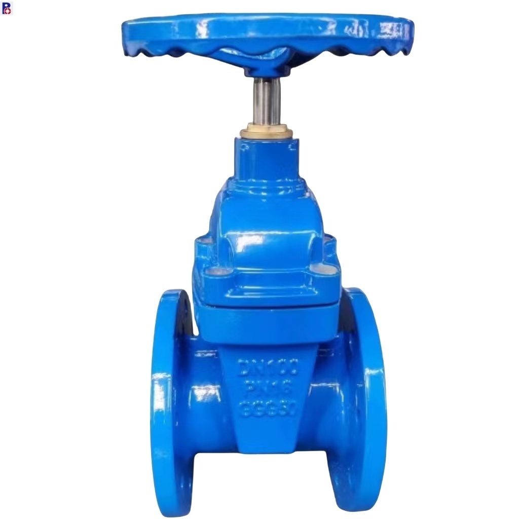 accept ODM OEM valve factory DI resilient rubber seal hand wheel GGG50 body soft seal gate valve