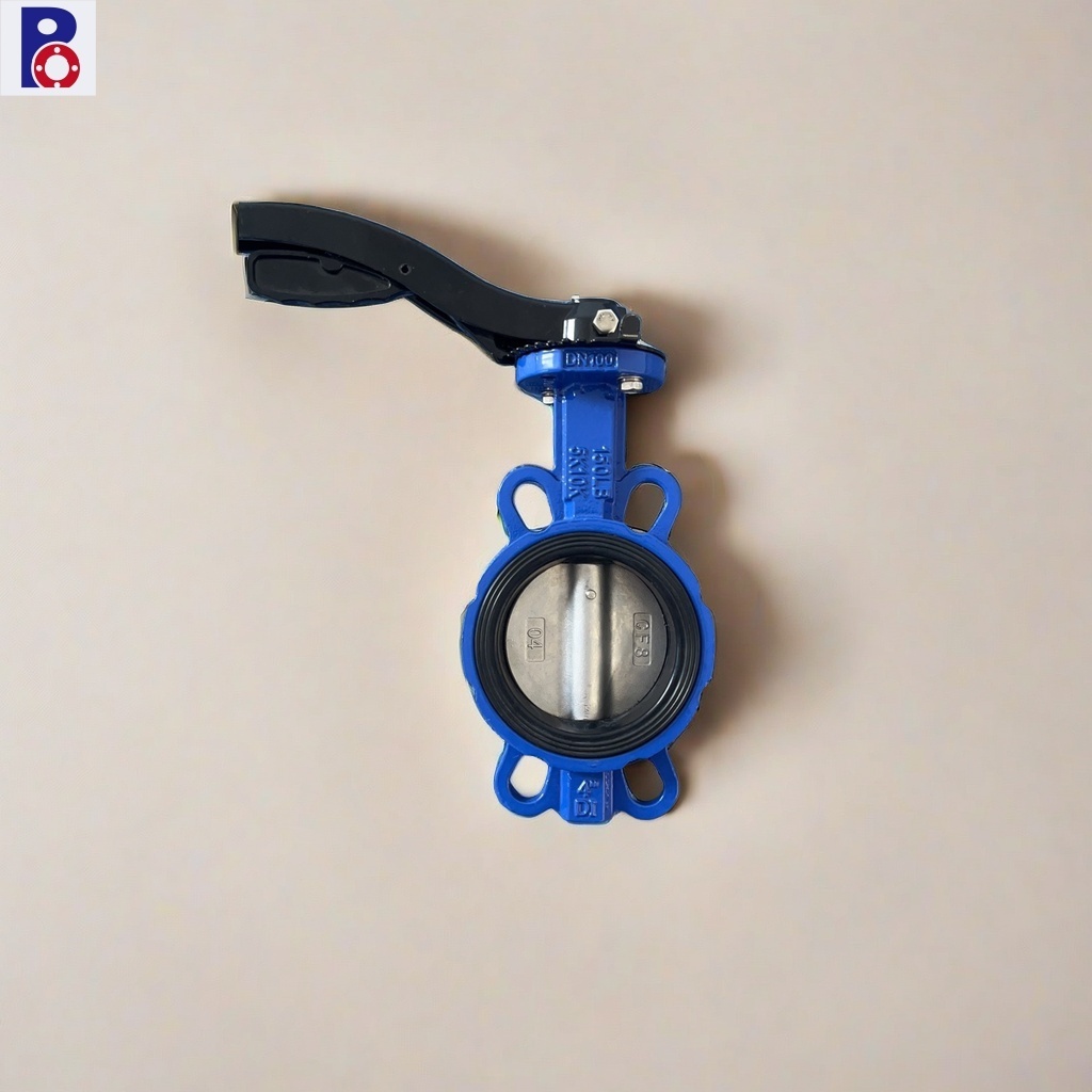 valve factory American market European market good price ductile iron body handle lever wafer butterfly valve