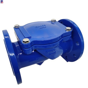 China factory DN100  BS standard GGG50 DI body rubber seat  flexible disc rubber flap check valve