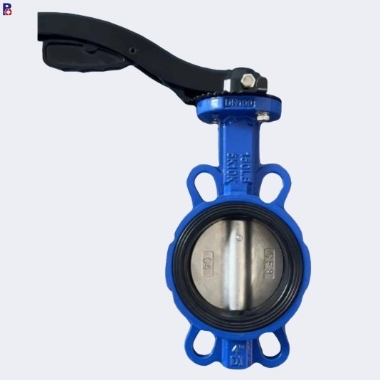 valve factory American market European market good price ductile iron body handle lever wafer butterfly valve