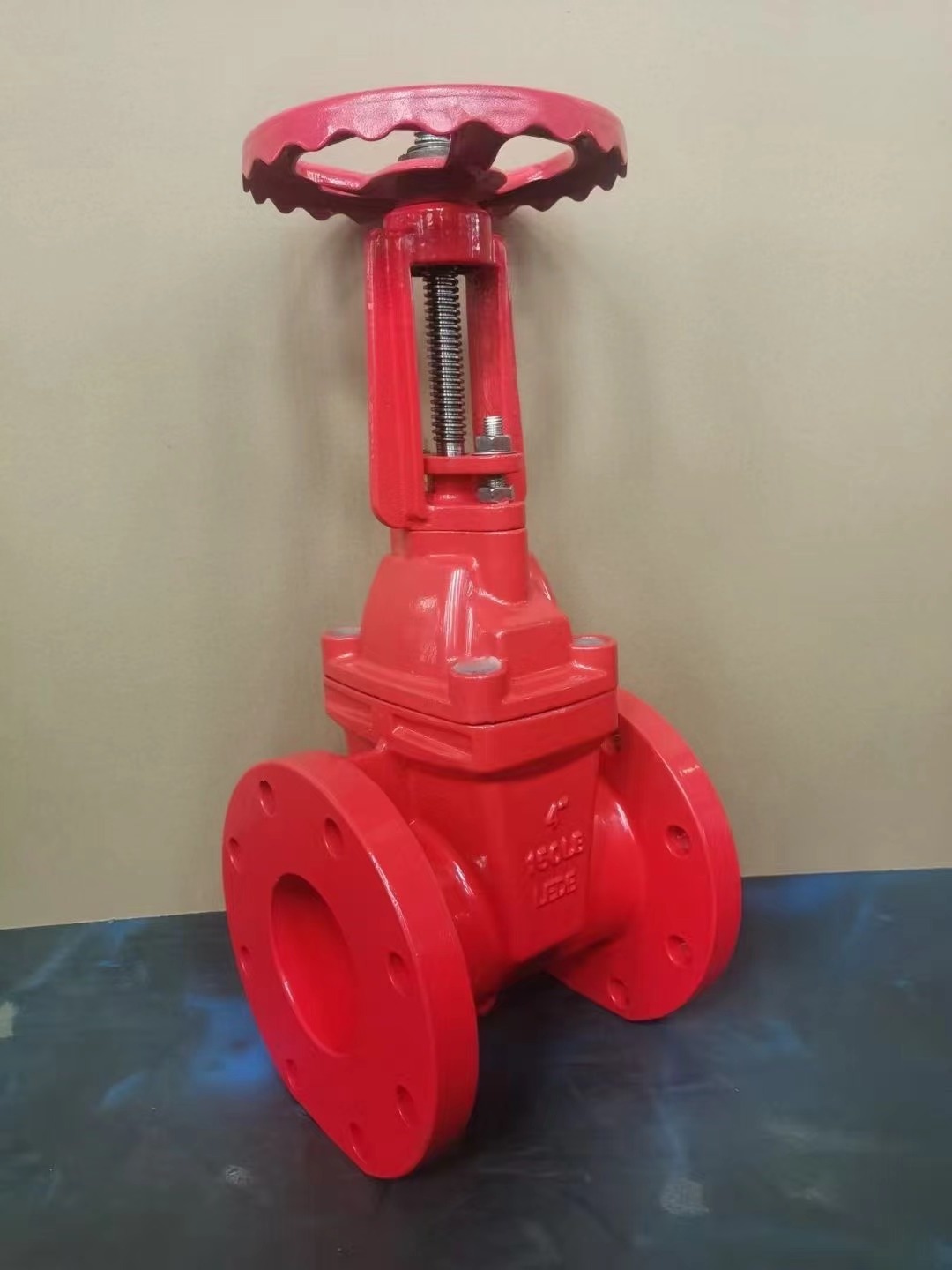 125LB GGG50 3 inch Soft Sealing Rising Stem Resilient Seated ductile iron  Gate Valve Handwheel Flanged ASTM Gate Valve