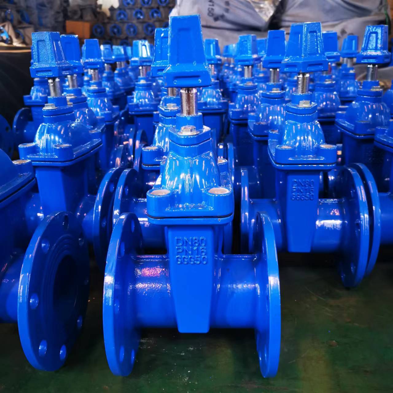 Valve factory Cheapest price High quality DIN 3352 F4 Resilient seat 3 inch gate valves with mounting plate sluice gate valve.