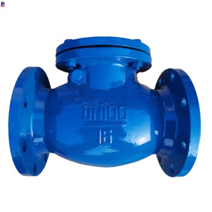 DN100 BS standard Ductile iron PN16 4'' 6''   double flange FLEXIBLE DISC CHECK VALVE