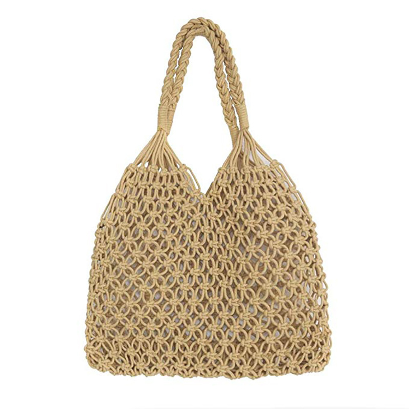 Tote Bag for Women Summer Woven Beach Bag Handmade Woven Shoulder Bag Handbag