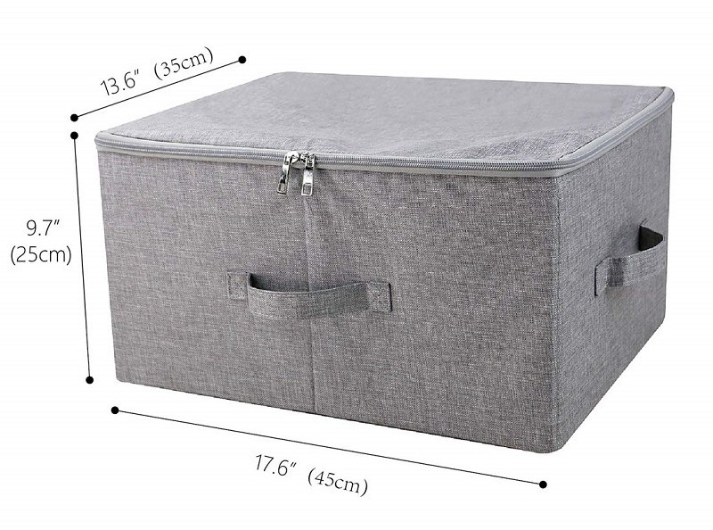 Collapsible Fabric Clothes Storage Boxes Large Closet Storage Box with Lid