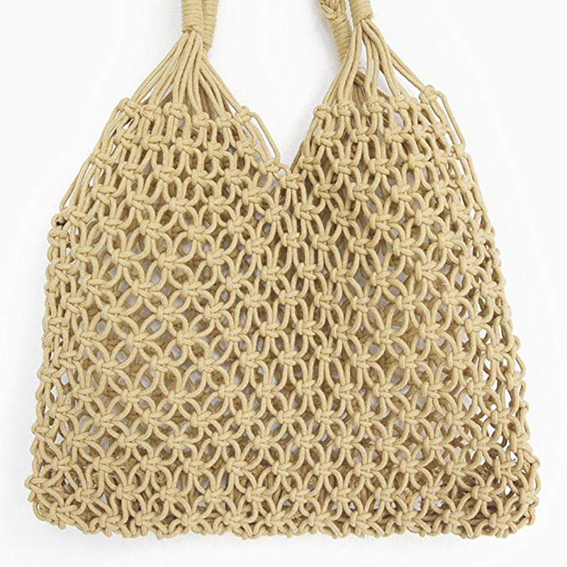 Tote Bag for Women Summer Woven Beach Bag Handmade Woven Shoulder Bag Handbag