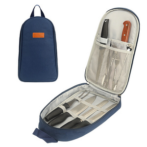 Camping Picnic Silverware Storage Backpack Travel Cookware Kit Storage Bag Fork Spoon Chopsticks Organizer