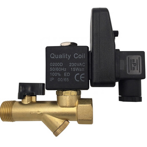 OPT-A / OPT-B type 1/2" air compressor timer control automatic electronic drainage valves