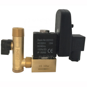 OPT-A type 1/2" automatic electronic auto drain valve for air compressor condensate