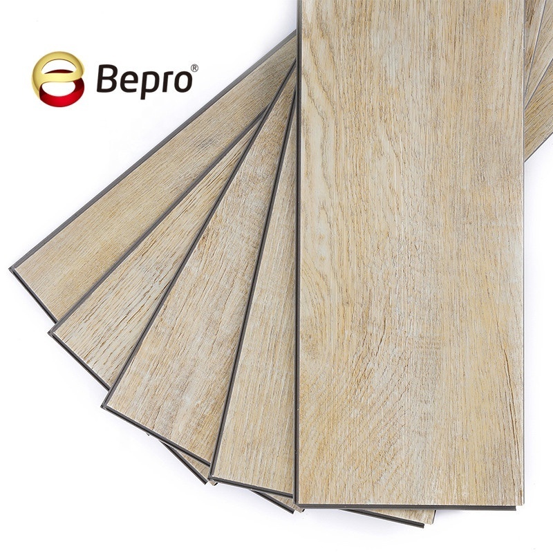 Oak Flexible Vinyl Floor / Spc Flooring For Hospital Pisos Pvc