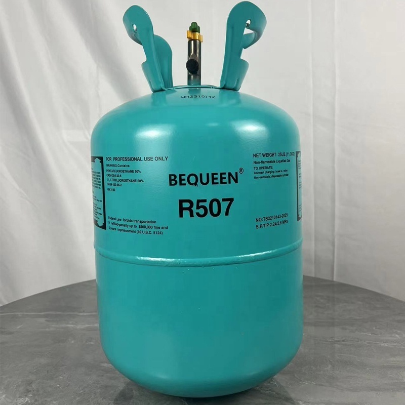 The most professional refrigerant r507 gas supplier,  high quality r507 gas for AC cooling , bulk supply,  the price is superior