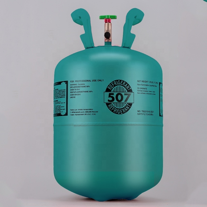 BEQUEEN's latest high purity blend refrigerant r507a Eco-friendly coolant r507  for automotive and air conditioner refrigeration