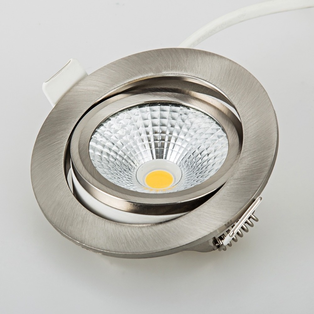 RGBW super slim downlight COB RoHs dim to warm light for showroom led dimmable spotlight recess led downlight