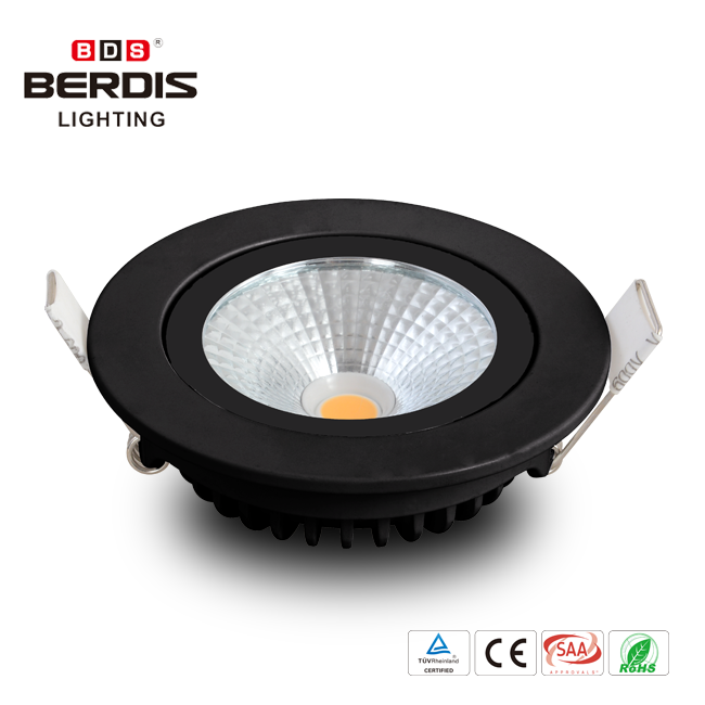 High end DALI dimmable led downlight black dim to warm 2700K slim led ceiling spot light