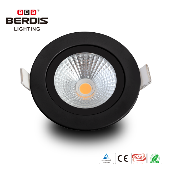 High end DALI dimmable led downlight black dim to warm 2700K slim led ceiling spot light