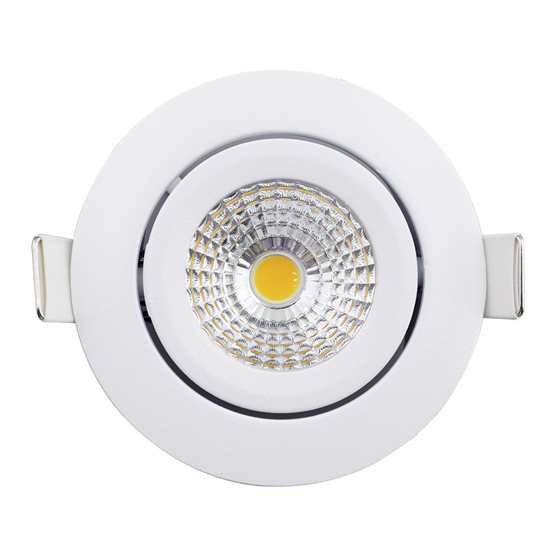 Dimmable Led Lights Dim to Warm Round Aluminum indoor lighting Spot Down Light COB Chip Recessed LED IP65 Downlight