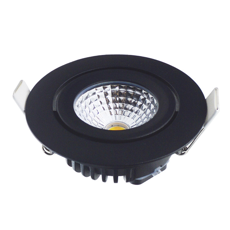 Dimmable Led Lights Dim to Warm Round Aluminum indoor lighting Spot Down Light COB Chip Recessed LED IP65 Downlight