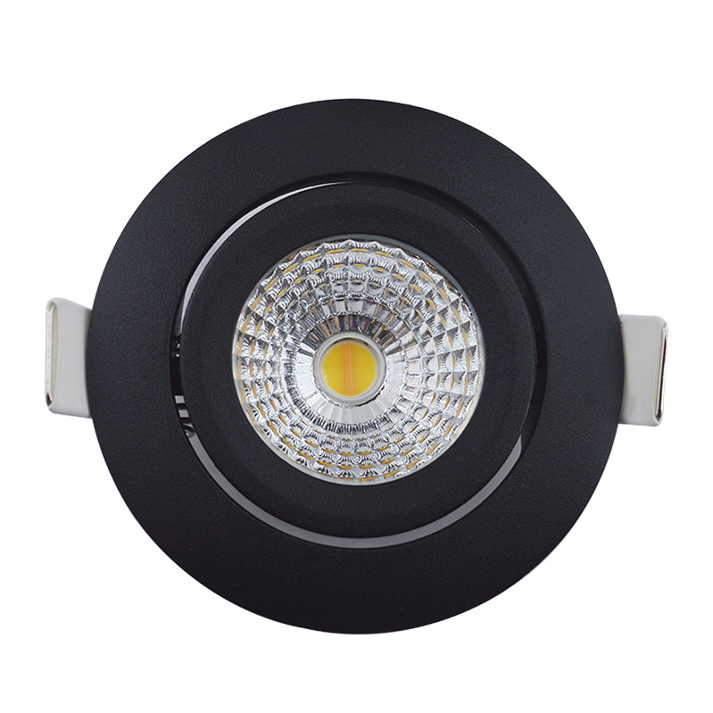 Dimmable Led Lights Dim to Warm Round Aluminum indoor lighting Spot Down Light COB Chip Recessed LED IP65 Downlight