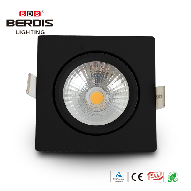 Dim to warm spot light CE COB led down light motion sensor dimmable spotlight kitchen recessed slim downlight