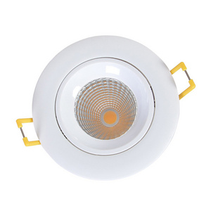 Aluminum plastic cheap price dimmable dim to warm dim 2 warm 2700K COB led spotlight