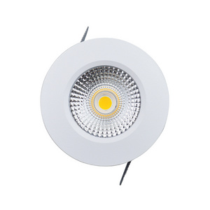 THD<11% Indoor bathroom 230V dimmable IP21 IP54 IP65 non-tiltable water-proof super ultra thin COB LED downlight