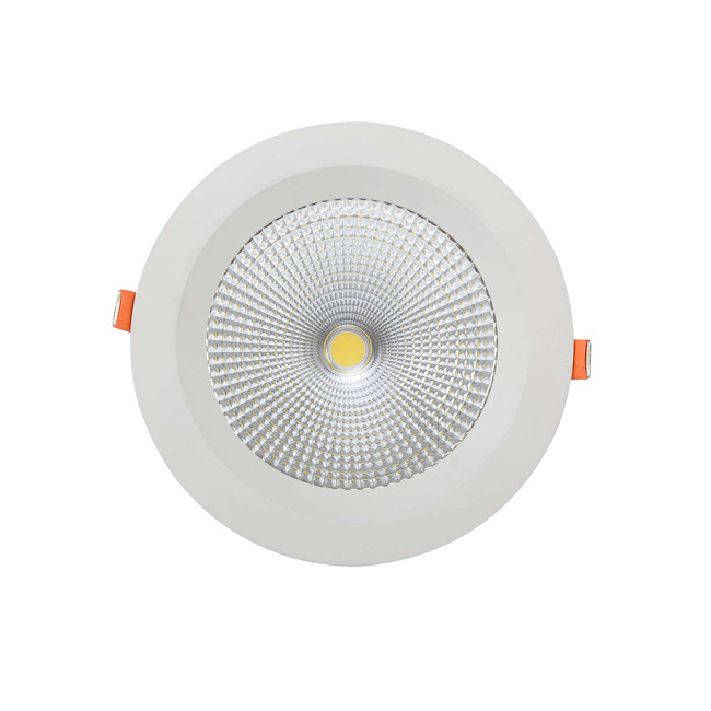 COB 50W aluminum RoHS led spot downlight led spotlight dimmable ceiling light fixtures modern for warehouse