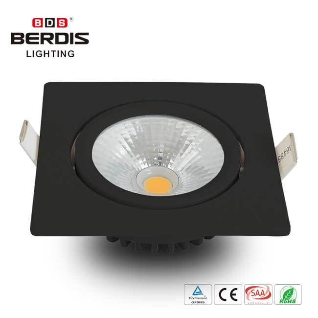 Dim to warm spot light CE COB led down light motion sensor dimmable spotlight kitchen recessed slim downlight