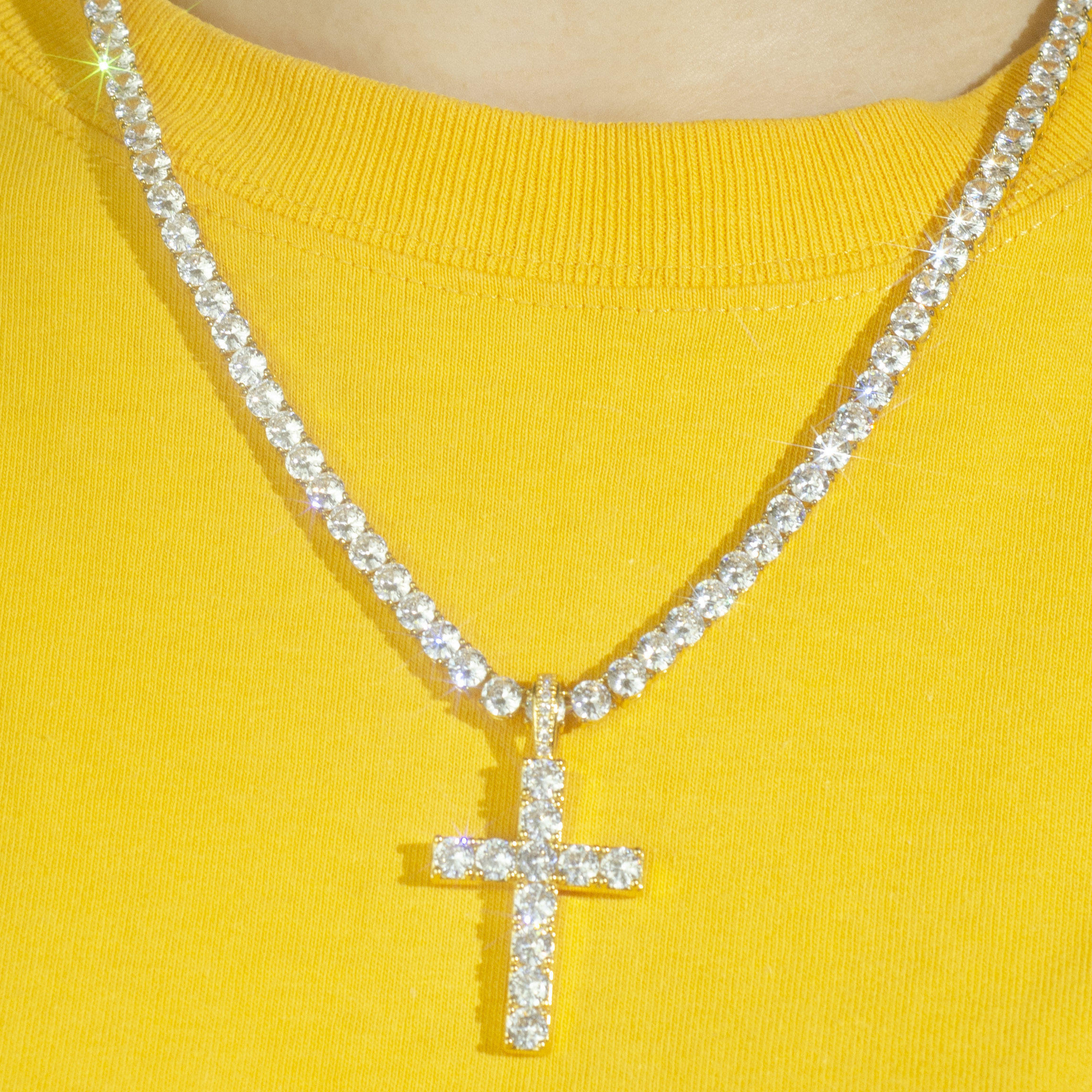 Wholesale Vvs Moissanite Cross Photo Pendant Charms Hip Hop Iced Out HipHop 925 Silver Diamond Fatima Hand Allah Jesus Pendant