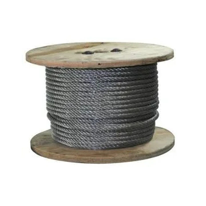 Factory direct sales, Elevator Steel Wire Rope Ungalvanized Steel Wire Rope 8X19s+FC 12mm