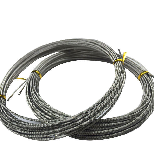 Factory direct sales,  Wholesale 6mm 5mm PVC Coated Galvanized Steel Wire Rope Cable For Agriculture