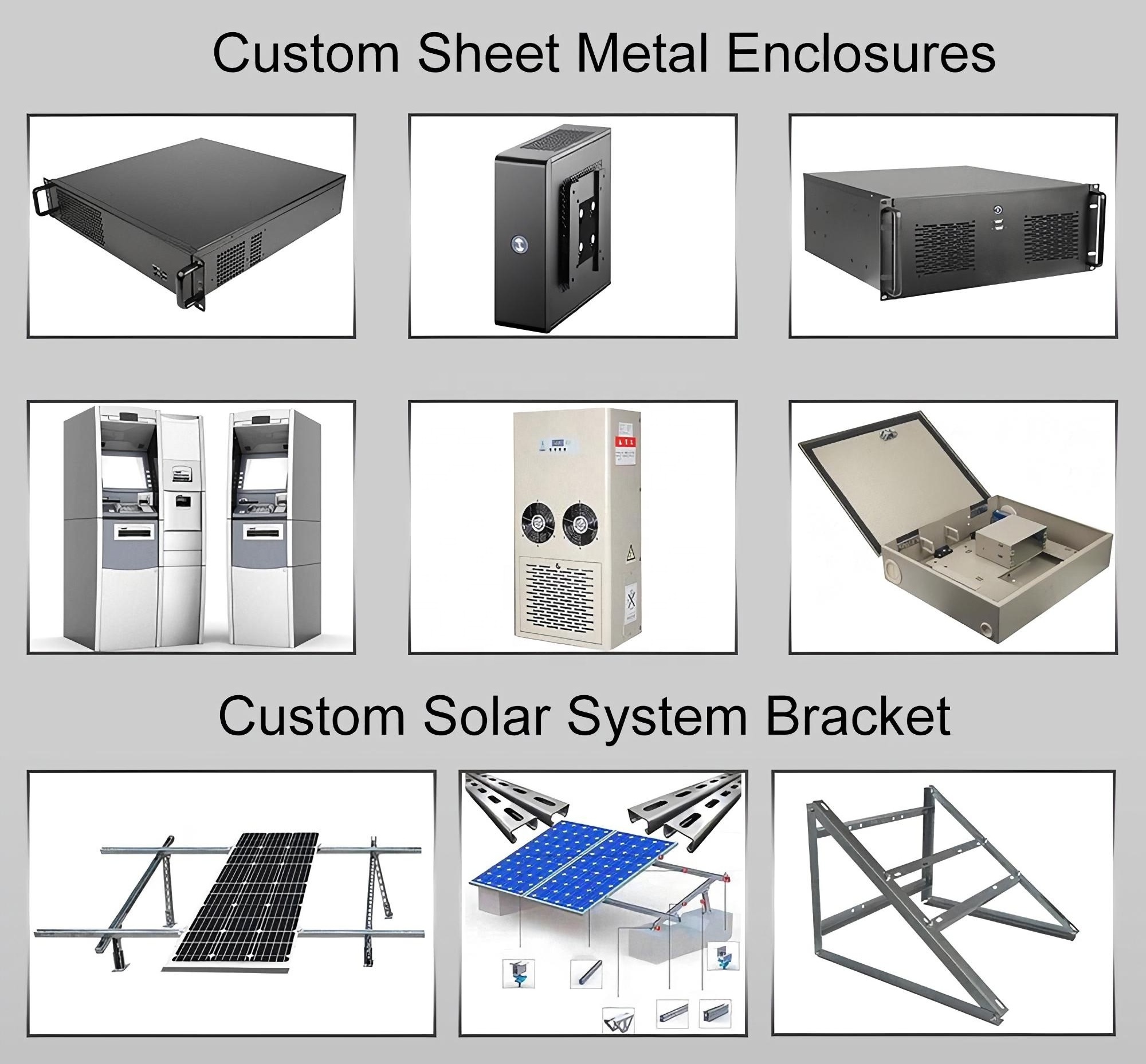 Custom Processing Laser Cutting Stamping Bending Welding Manufacturer Service Stainless Steel Aluminum Sheet Metal Fabrication