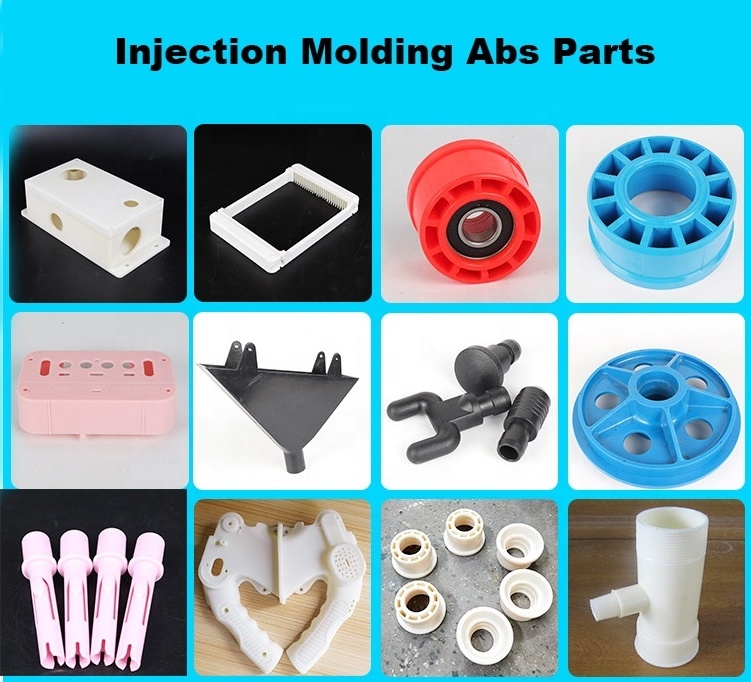 OEM custom precision CNC plastic injection molding manufacturer  nylon abs rubber injection molded service plastic parts