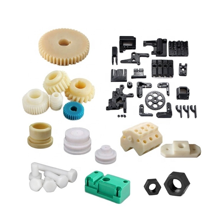 OEM custom precision CNC plastic injection molding manufacturer  nylon abs rubber injection molded service plastic parts