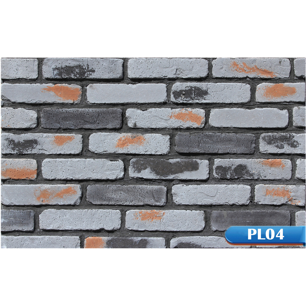 Elcorona PL02 Cement brick wall thin old brick fake wall bricks for wholesale