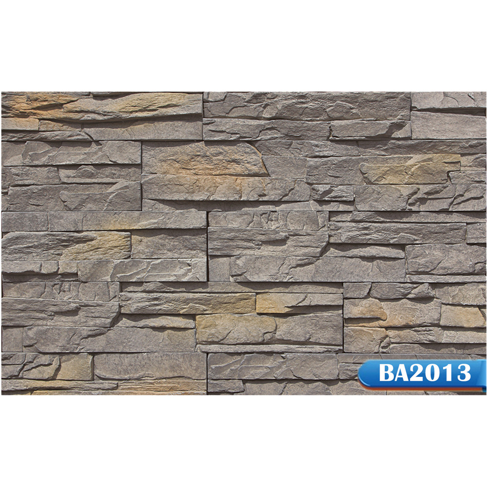 Elcorona BA2013 rustic culture stone cladding fake stone for walls