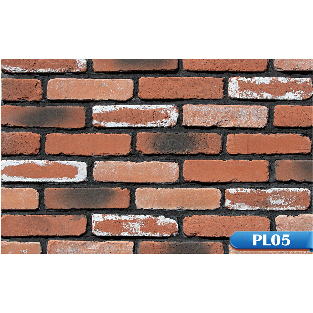 Elcorona PL02 Cement brick wall thin old brick fake wall bricks for wholesale