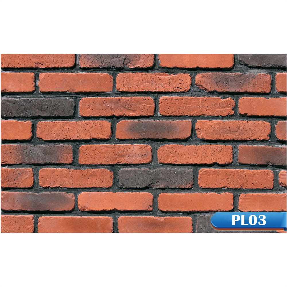 Elcorona PL02 Cement brick wall thin old brick fake wall bricks for wholesale