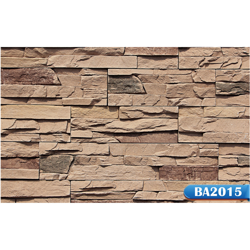 Elcorona BA2013 rustic culture stone cladding fake stone for walls