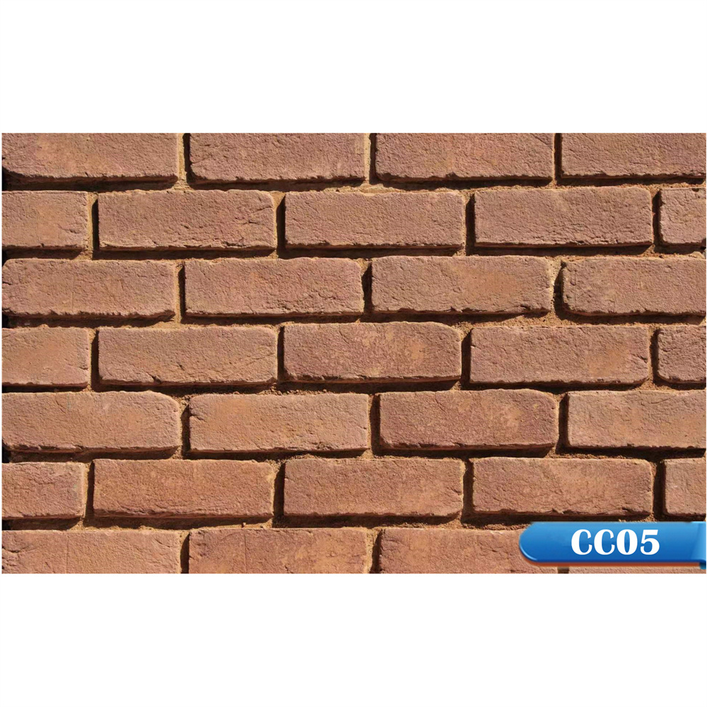 Elcorona CC01 Thin Brick Veneer exterior faux brick siding White thin Brick for sale