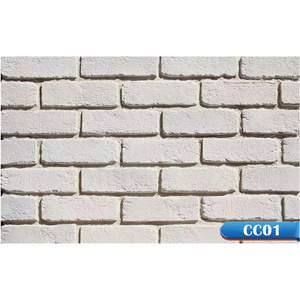 Elcorona CC01 Thin Brick Veneer exterior faux brick siding White thin Brick for sale