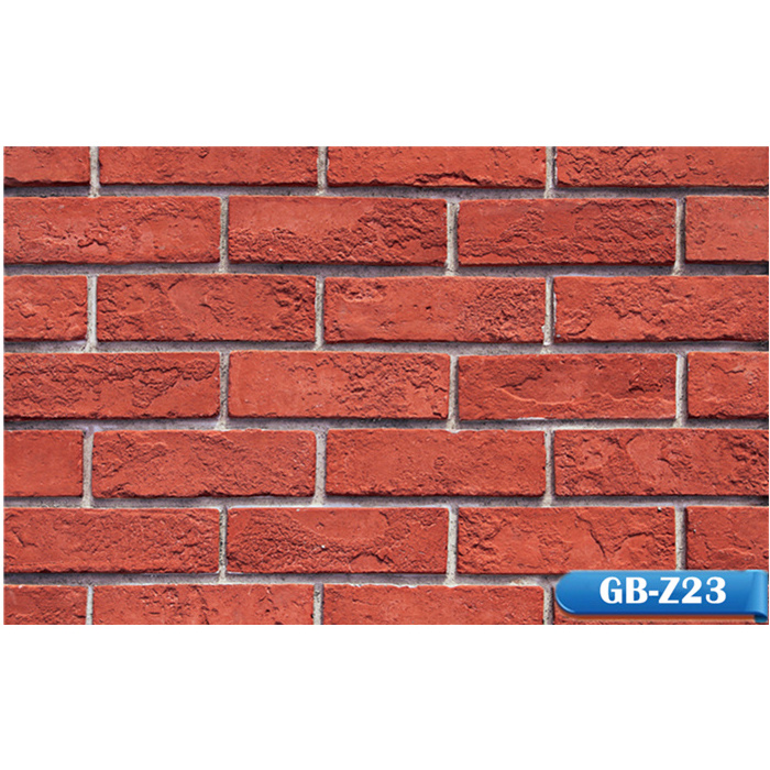 Berich GB-Z23 New style thin red faux wood panels s for garden wall brick