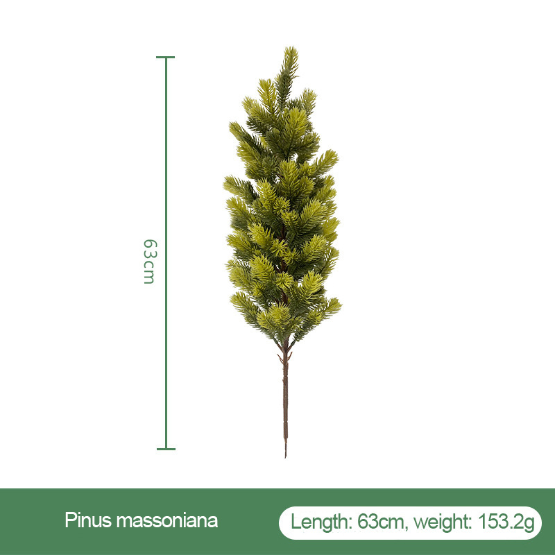 Christmas Pine Branches Embellishing Home Garden Decoration Pine Needle Artificial Evergreen Pine Tree Branches