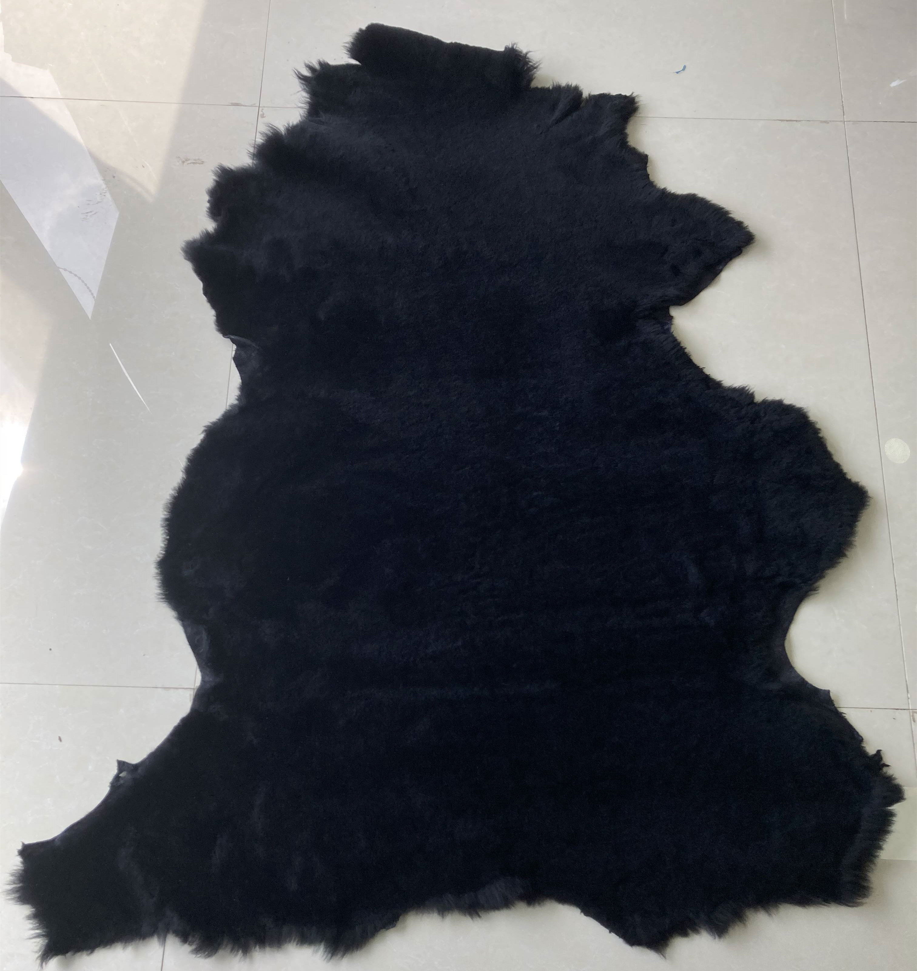 High Density Sheepskin raw materials Double Face Sheepskin Lambskin Lining Colored Sheep Skin Hide Fur Lining