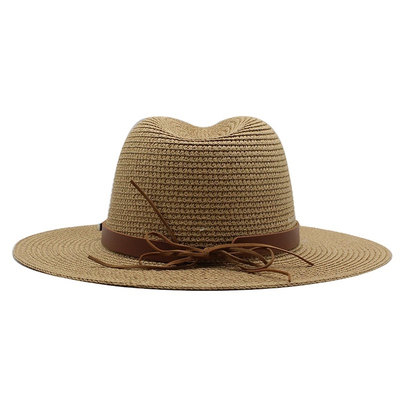 Factory Shinehats 2023 OEM Luxury Sombrero Chapeau Wide Brim Bucket Fedora Sun Hat Women Ladies Panama Summer Beach Straw Hats