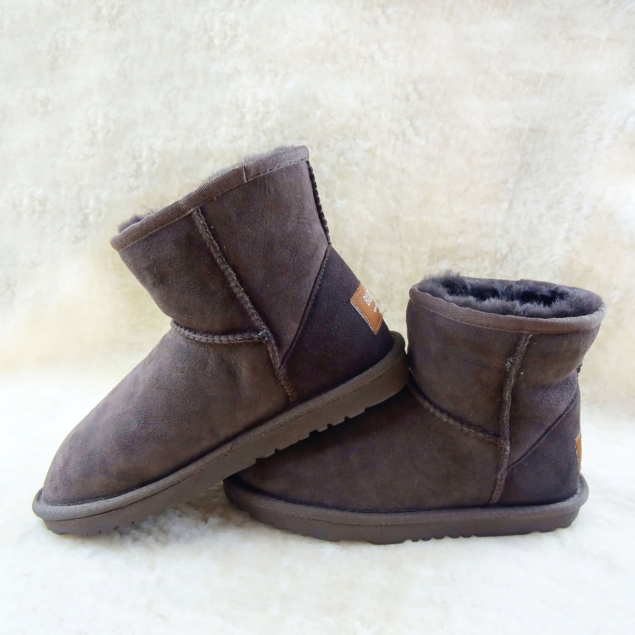 Wholesale Hot Selling Genuine Australian Double Face Sheepskin Woman Winter Snow Boots