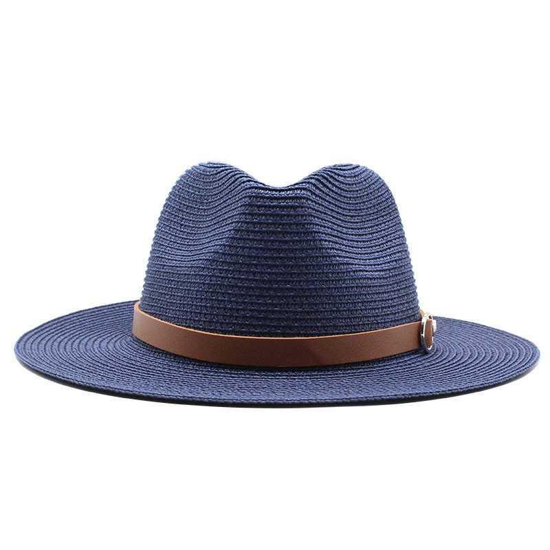 Factory Shinehats 2023 OEM Luxury Sombrero Chapeau Wide Brim Bucket Fedora Sun Hat Women Ladies Panama Summer Beach Straw Hats